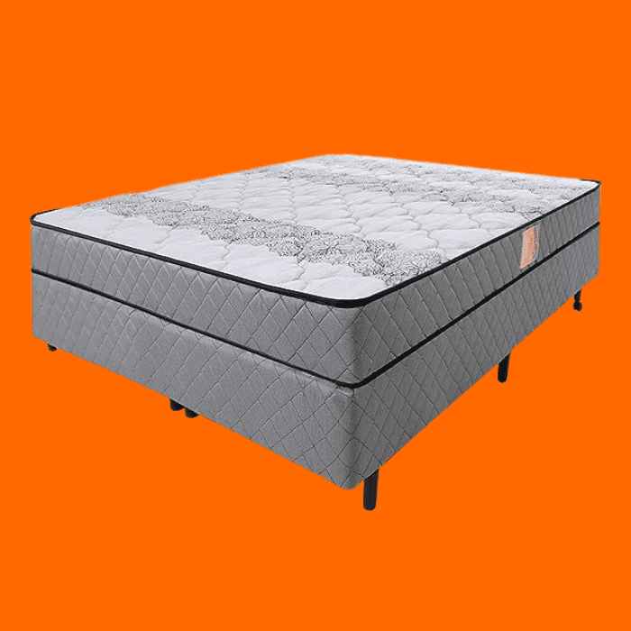 Cama Box Colchão Casal Ortopédico Firme Espuma D33 Antialérgico Certificado 138X188X51Cm - Bf Colchões Cama Box Colchão Casal Ortopédico Firme Espuma D33 Antialérgico Certificado 138X188X51Cm - Bf Colchões