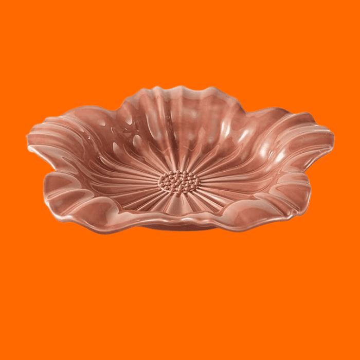 Travessa Flor M Pimenta-Rosa – Coleção Especiarias Travessa Flor M Pimenta-Rosa – Coleção Especiarias