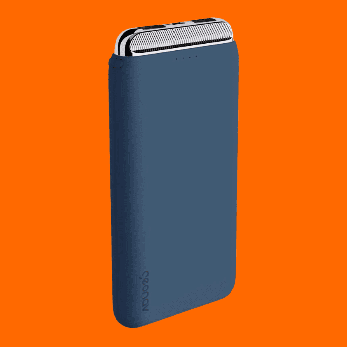Geonav Carregador Portátil Universal 12.000 Mah, 2 Saídas Usb + 1 Saída Usb-C, Pb12Kmb, Azul Marinho Geonav Carregador Portátil Universal 12.000 Mah, 2 Saídas Usb + 1 Saída Usb-C, Pb12Kmb, Azul Marinho
