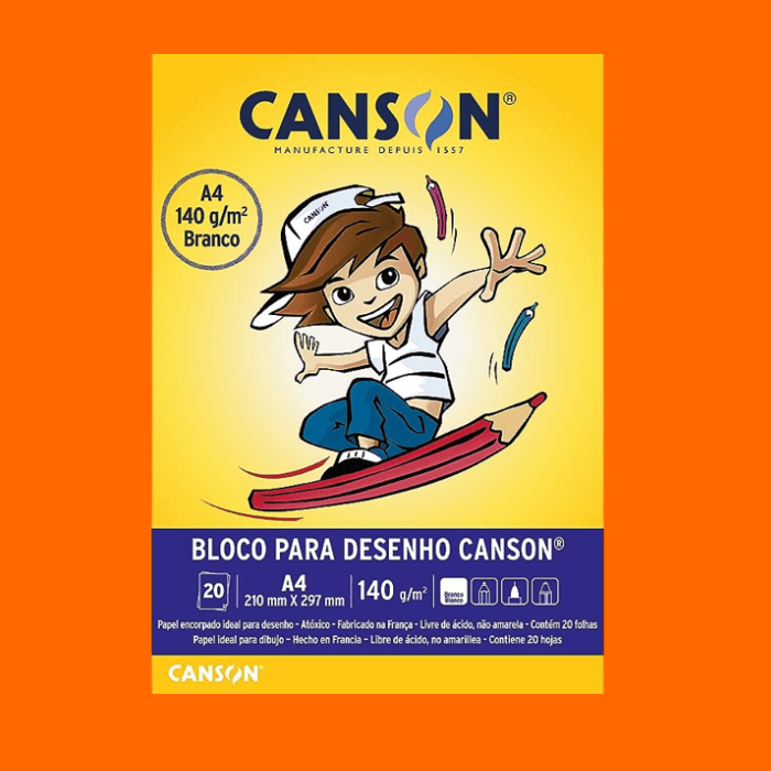 Bloco De Papel Para Desenho, 66667070 A4 - Canson Bloco De Papel Para Desenho, 66667070 A4 - Canson