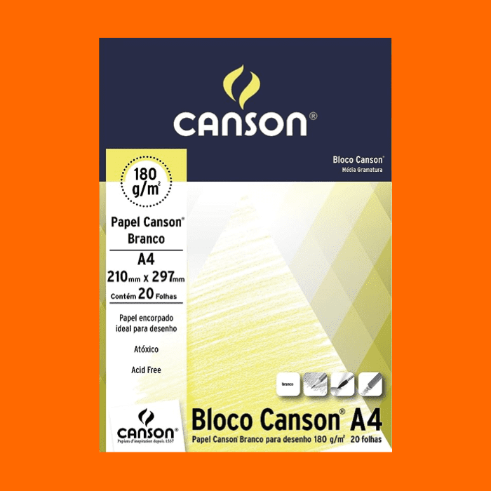 Bloco De Papel Para Desenho, 66667164 A4 - Canson Bloco De Papel Para Desenho, 66667164 A4 - Canson