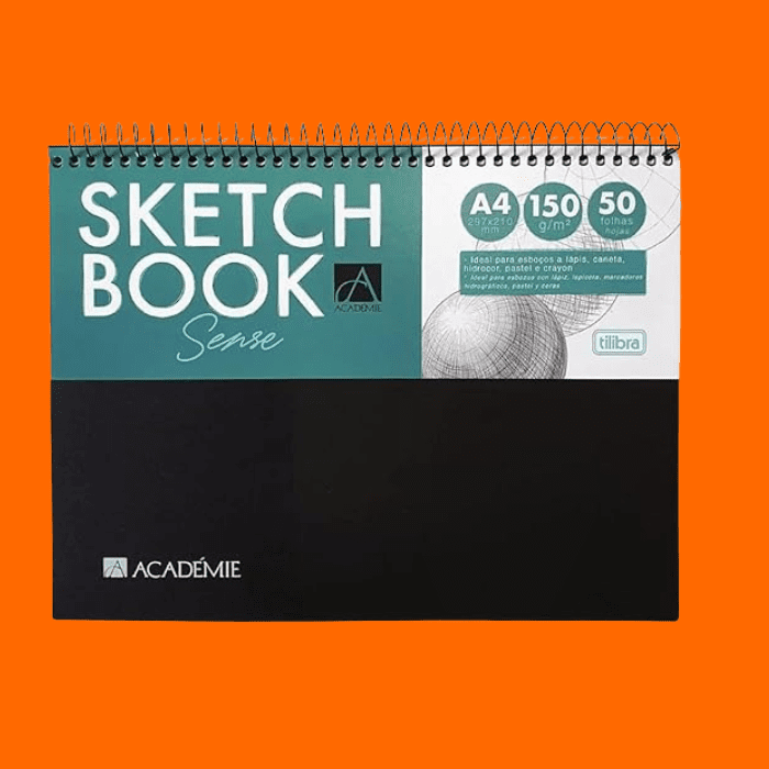 Caderno De Desenho Espiral, Sketchbook Académie - Tilibra Caderno De Desenho Espiral, Sketchbook Académie - Tilibra
