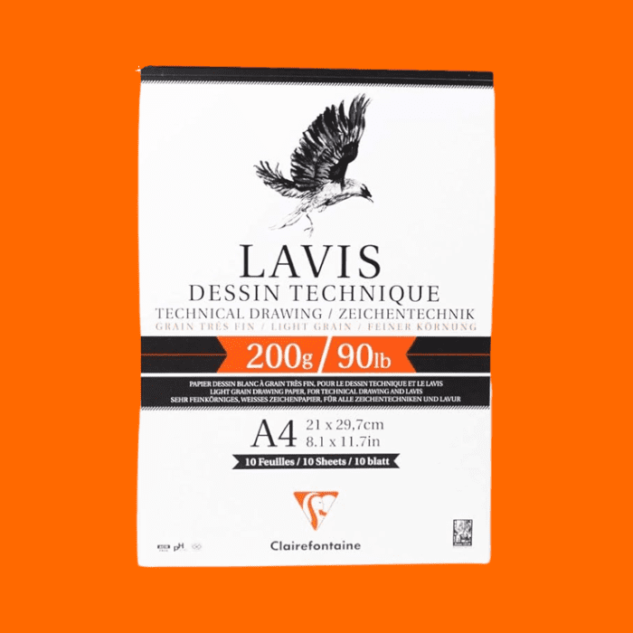 Bloco Para Desenho Técnico Lavis A4 - Clairefontaine Bloco Para Desenho Técnico Lavis A4 - Clairefontaine
