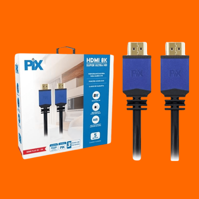 Cabo Hdmi 2.1 Da 5+ Cabo Hdmi 2.1 Da 5+