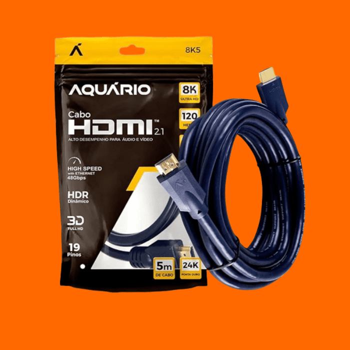 Cabo Hdmi 2.1 Aquário Cabo Hdmi 2.1 Aquário
