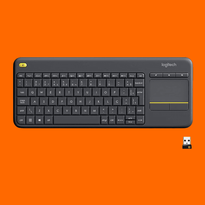 Teclado Sem Fio Logitech K400 Plus Teclado Sem Fio Logitech K400 Plus