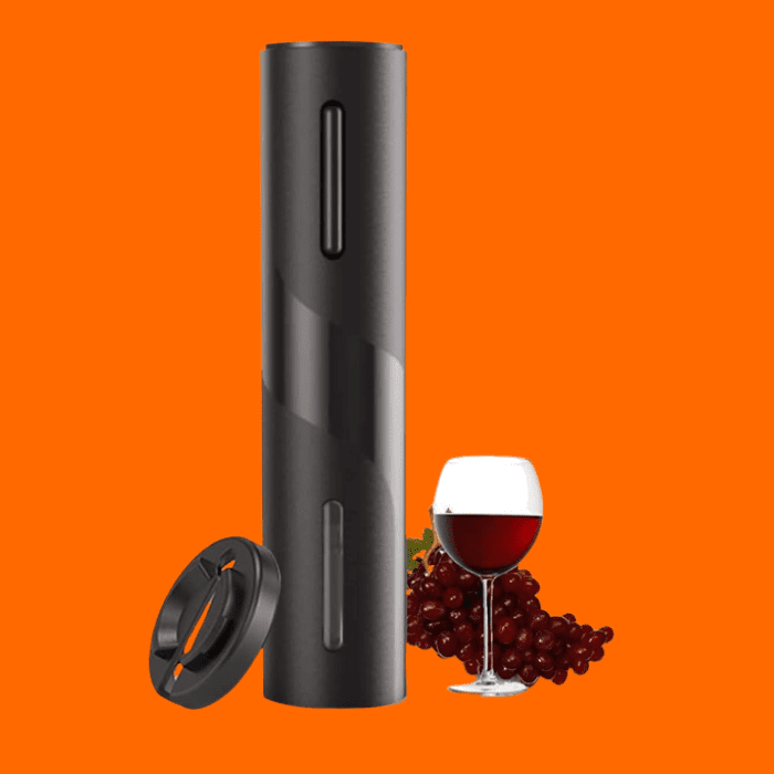 Abridor Vinhos Saca Rolhas Elétrico Automático + Corta Lacre Abridor Vinhos Saca Rolhas Elétrico Automático + Corta Lacre