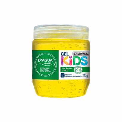 Estilo E Diversão: Descubra Os 5 Melhores Géis De Cabelo Infantil Imagem Com Gel Fixador Kids, D'Agua Natural, 240 G