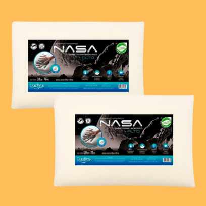 Imagem Com Kit 2 Travesseiros Nasa-X Duoflex