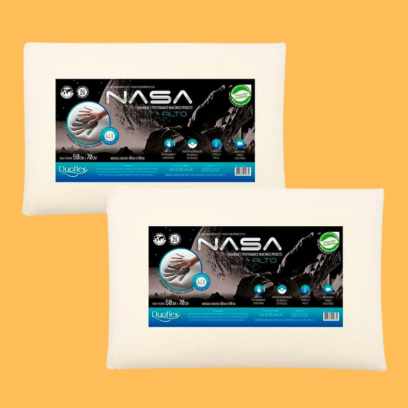 Descubra Qual É O Melhor Travesseiro Da Nasa Do Momento - Top 5! Imagem Com Kit 2 Travesseiros Nasa-X Duoflex