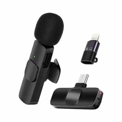 Top 5 Melhores Microfones Profissionais: Variados Modelos Para Você Conferir! Imagem Com Microfone Lapela Sem Fio Para Iphone Samsung Motorola Xiaomi Profissional