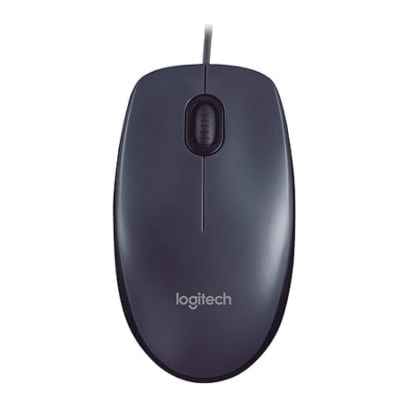 Imagem Com Mouse Logitech M90 Com Design Ambidestro 