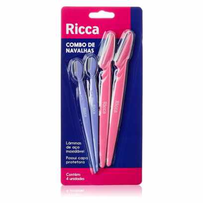 Navalha Para Sobrancelha Ricca Flamingo Imagem Com Navalha Para Sobrancelha Ricca Flamingo