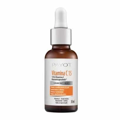 Top 5 - Melhores Vitaminas C Para O Rosto Para Sua Skincare! Imagem Com Sérum Facial Vitamina C15 Payot