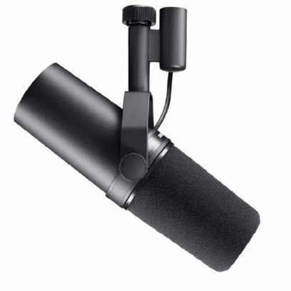 Top 5 Melhores Microfones Profissionais: Variados Modelos Para Você Conferir! Imagem Com Shure Sm7B Microfone Dinâmico Cardióide Para Estúdio