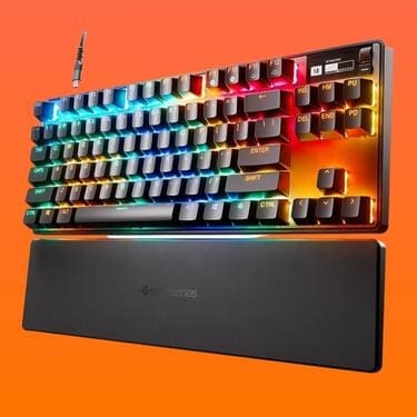 Teclado mecânico gamer SteelSeries Apex Pro TKL 