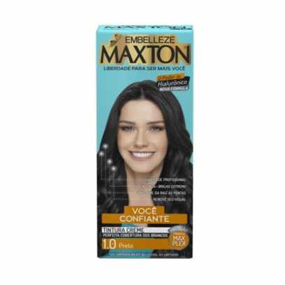 Imagem Com Tinta De Cabelo 1.0 Kit, Maxton, Preto