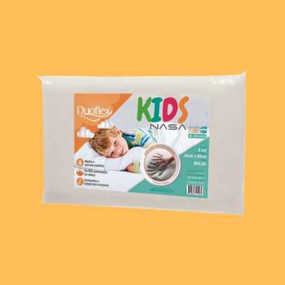 Imagem com Travesseiro Kids Nasa, Duoflex, Branco, Pacote de 1