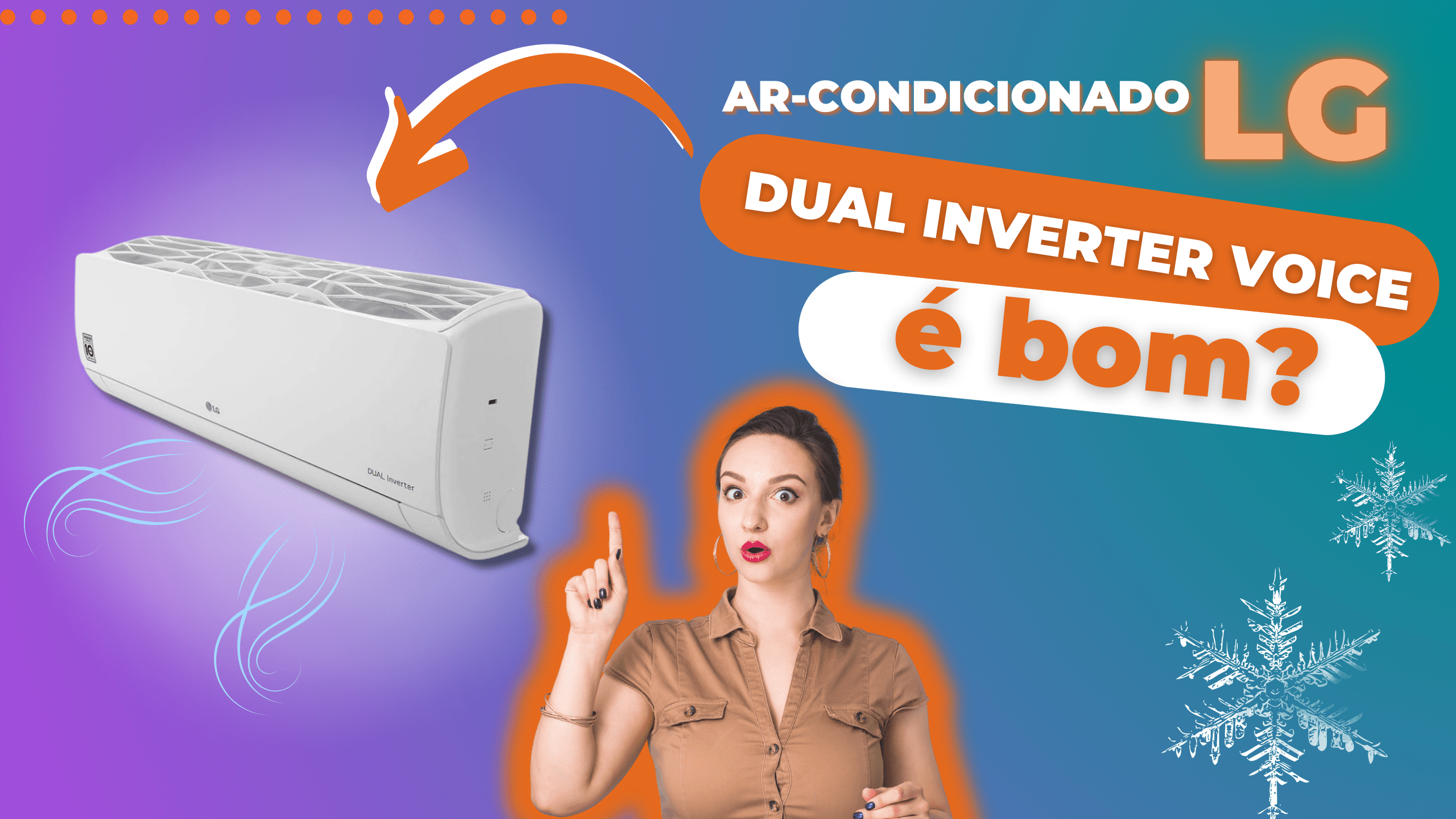 O ar-condicionado LG Dual Inverter Voice S4-W24K231D é bom?