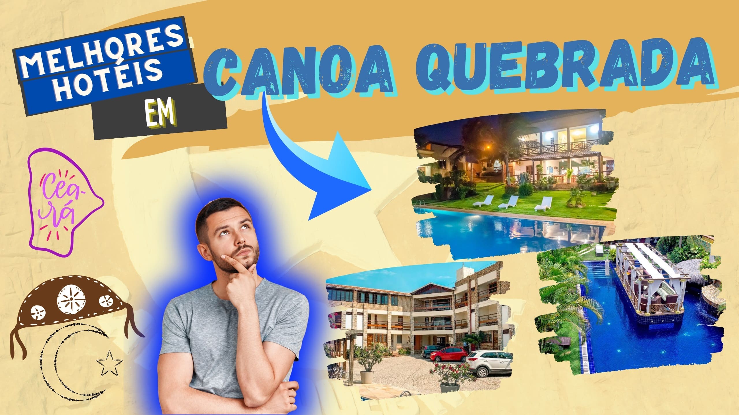 TOP 7 melhores hotéis em Canoa Quebrada — Ceará