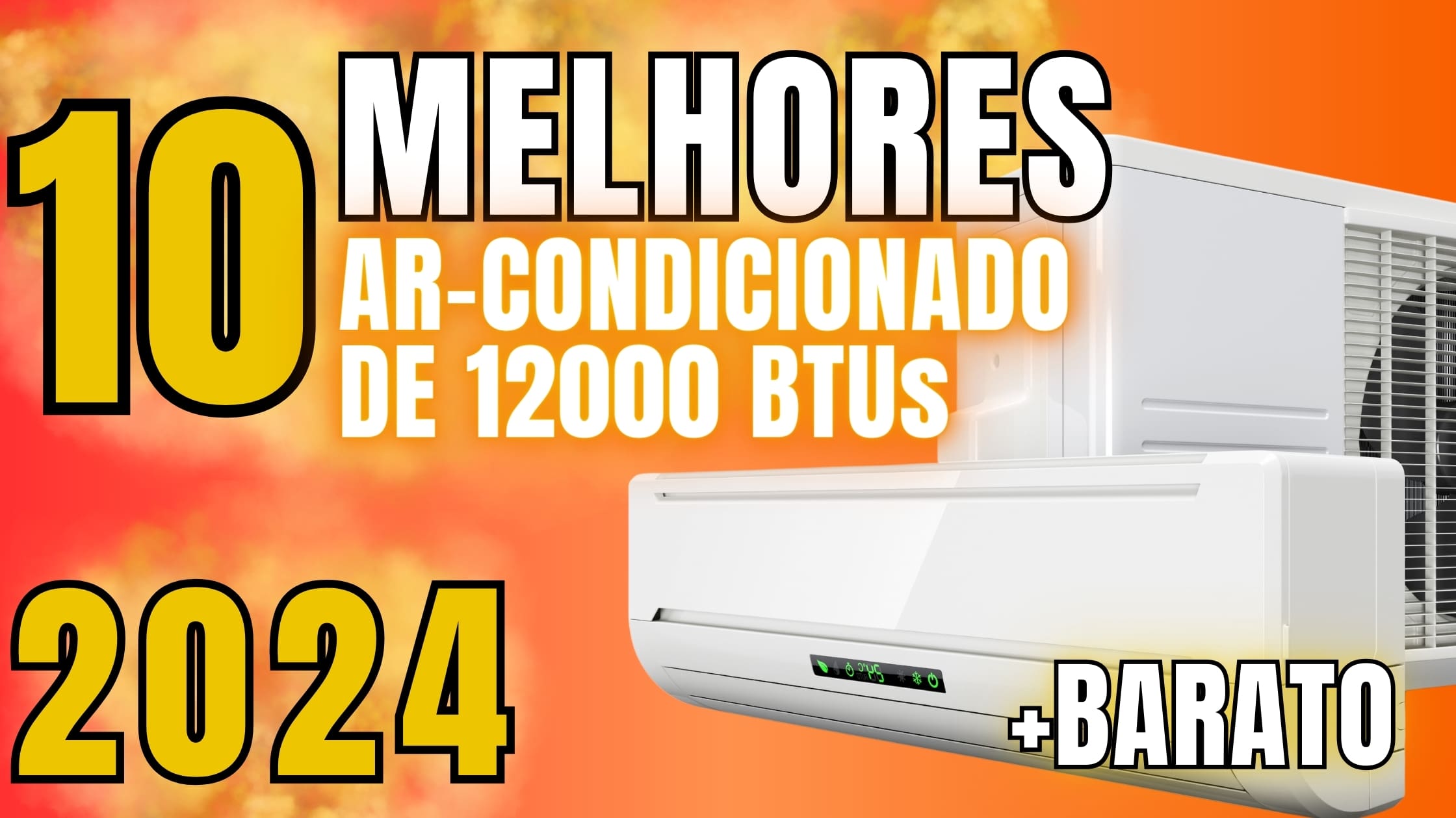 Qual é o Melhor AR-CONDICIONADO 12 mil BTUs 2024? TOP 10 - INVERTER / QUENTE E FRIO / SPLIT