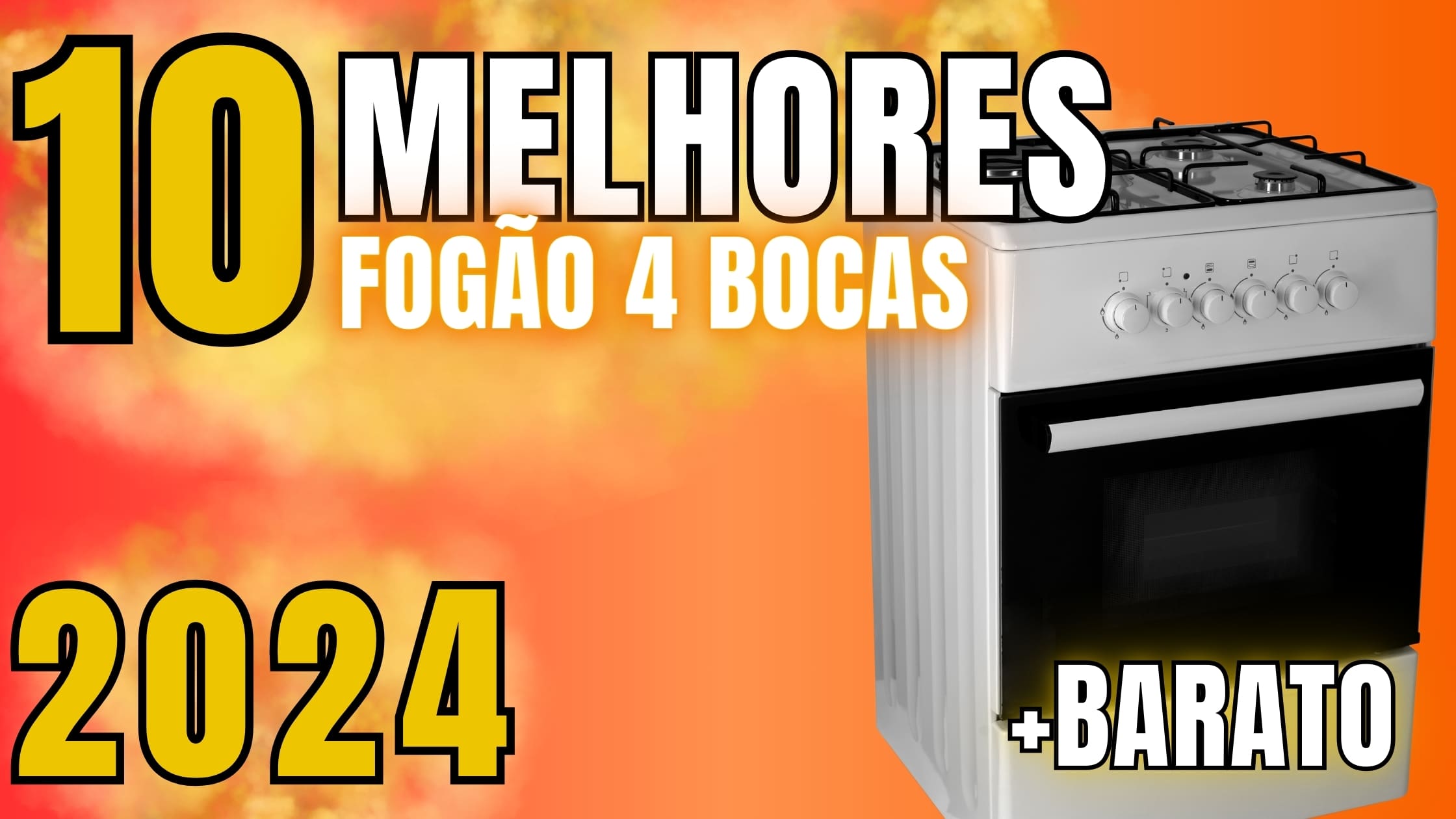 Melhor FOGÃO 4 BOCAS 2024 | BOM e BARATO | BOM CUSTO BENEFÍCIO | INOX