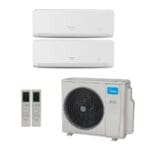 Ar Condicionado Multi Split Inverter 33000 BTU (2x12000 + 9000) Quente/Frio Springer Midea
