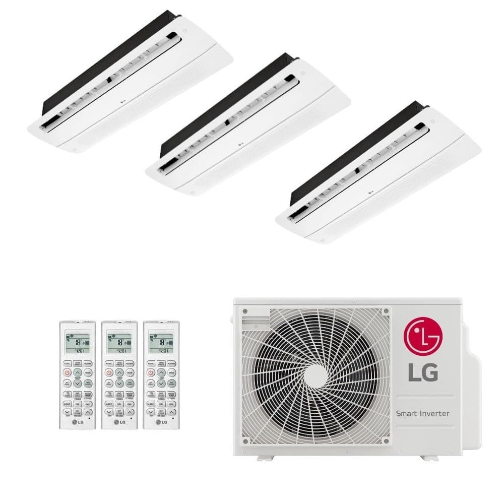 Ar Condicionado Multi Split Inverter 33000 BTU (2x12000 + 9000) Quente/Frio Springer Midea