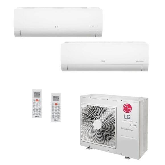 Ar Condicionado Multi Split Inverter 33000 BTU (2x12000 + 9000) Quente/Frio Springer Midea