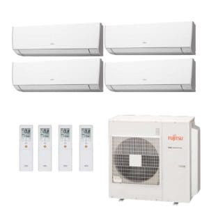 Ar Condicionado Multi Split Inverter 45000 BTU Quente e Frio (3x12000 + 9000) Springer Midea 220V
