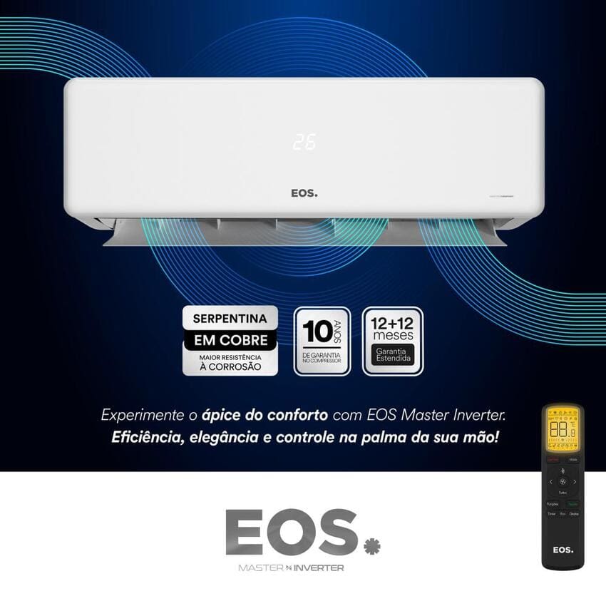 Ar Condicionado Split Inverter 30000 BTU Frio EOS 220V Ar Condicionado Split Inverter 30000 BTU Frio EOS 220V