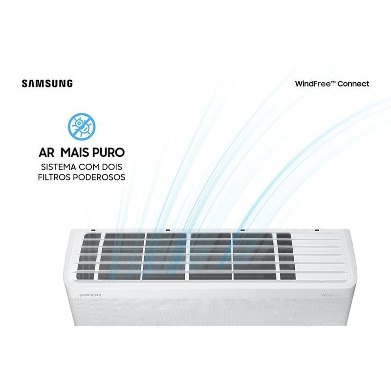Ar Condicionado Split Inverter Samsung Windfree Connect Ai 12000 BTUs Frio 220V Ar Condicionado Split Inverter Samsung Windfree Connect Ai 12000 BTUs Frio 220V