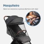 Carrinho de Bebê Maxi Cosi Bebê Conforto Eva³ Trio Select Cinza - CAX00892