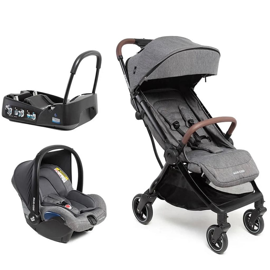 Carrinho de Bebê Maxi Cosi Bebê Conforto Eva³ Trio Select Cinza – CAX00892 Carrinho de Bebê Maxi Cosi Bebê Conforto Eva³ Trio Select Cinza - CAX00892