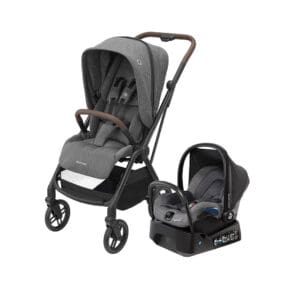 Carrinho de Bebê Maxi-Cosi Leona² Trio Select Cinza - Conforto e Segurança