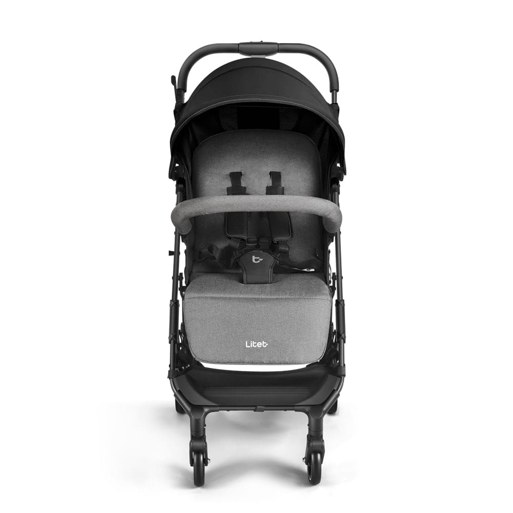 Carrinho de Bebê Multikids Bebê Conforto Oppa Preto/Cinza BB465K Carrinho de Bebê Multikids Bebê Conforto Oppa Preto/Cinza BB465K