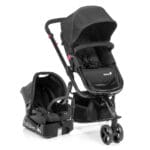 Carrinho de Bebê Safety 1st Mobi+ Reserva Trio Isofix Preto, 3 rodas e Conforto