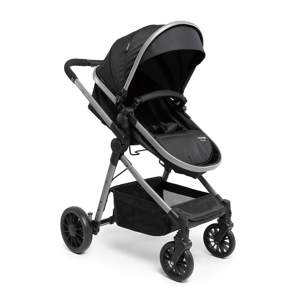 Carrinho de Bebê Voyage com Bebê Conforto Prestige Duo Preto