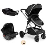 Carrinho de Bebê Voyage com Bebê Conforto Prestige Duo Preto