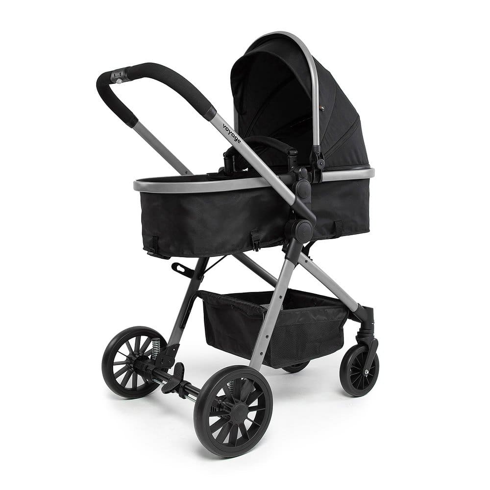Carrinho de Bebê Voyage com Bebê Conforto Prestige Duo Preto