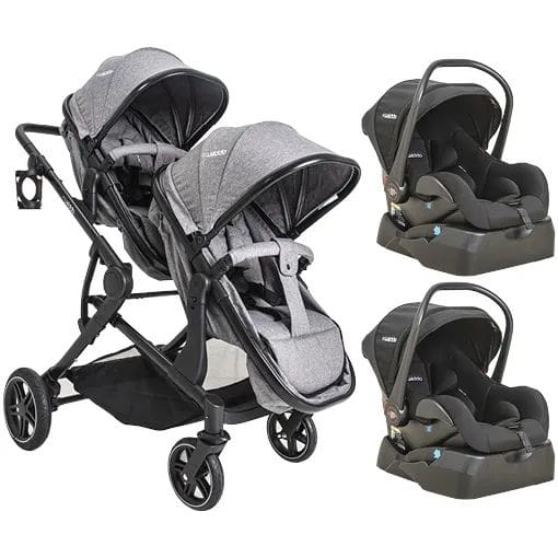Carrinho de Bebê Voyage Prestige Cinza Melange – Assento Reversível, Capota com Proteção Solar e Rodas Amortecidas – Ideal para Passeios Carrinho de Bebê Voyage Prestige Cinza Melange - Assento Reversível, Capota com Proteção Solar e Rodas Amortecidas - Ideal para Passeios