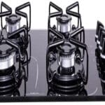 Cooktop 4 Bocas Atlas Agile Preto Tripla Chama Bivolt