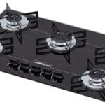 Cooktop 5 Bocas Gas Bivolt Ultra Chama - Chamalux