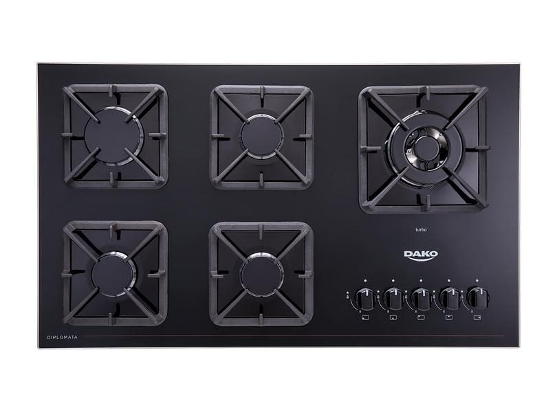 Cooktop a Gás 5 Bocas Dako Preto Diplomata Tripla Chama Bivolt Cooktop a Gás 5 Bocas Dako Preto Diplomata Tripla Chama Bivolt