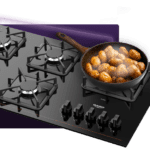 Cooktop a Gás 5 Bocas Dako Preto Diplomata Tripla Chama Bivolt