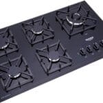 Cooktop a Gás 5 Bocas Dako Preto Diplomata Tripla Chama Bivolt