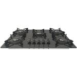 Cooktop Safanelli Gourmet 5 Bocas Preto Gray FSZ508 Bivolt