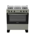 Fogão 5 Bocas Atlas Mônaco Plus Inox - Acendimento Automático - Bivolt - 86,5L