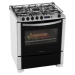 Fogão 5 Bocas Electrolux Branco com Tripla Chama - Modelo 76LBU Bivolt
