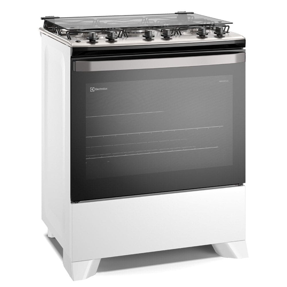 Fogão 5 Bocas Electrolux Branco com Tripla Chama - Modelo 76LBU Bivolt